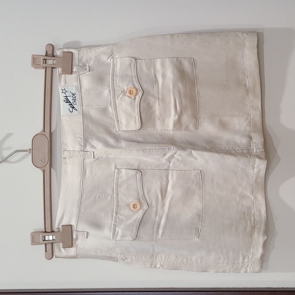 See by chloe silk mini skirt